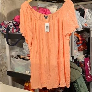Torrid off the shoulder shirt